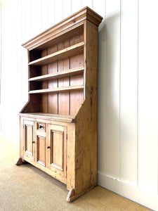 A Diminutive 19th Century Irish Pine Dresser or Cupboard
