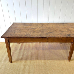 A Monumental Antique 10 ft English Pine Farmhouse or Draper's Table