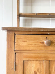 An Early 19th Century Monumental Pine Welsh Dresser or Cupboard
