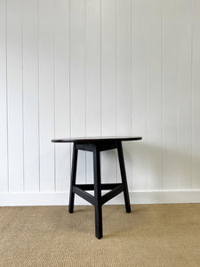 An Antique English Cricket Table 33" Round