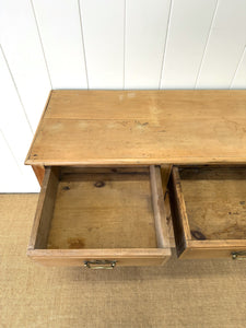 A Handsome Antique English Pine Sideboard c1890