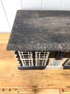 An Antique Painted Georgian Country House Box