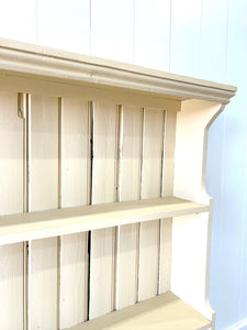 An Antique English Bookcase in Butter Yellow