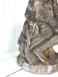 Antique English Garden Sculpture of Old Man River