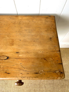 A Pine Washstand or Console Table