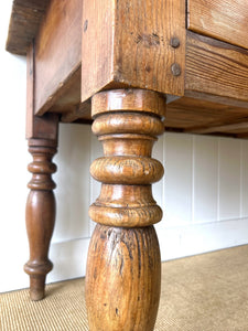 An Antique English 6ft Dining Server or Console Table