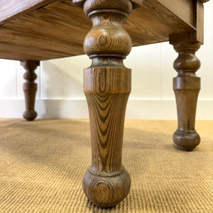 An Antique English Country Pine Coffee Table