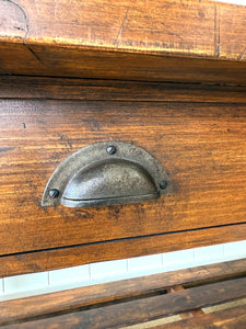 A Large Vintage Pine Work Table or Kitchen Island