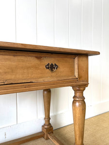 An Ancient English Pine Lowboy c1780