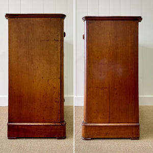 An Antique English Mahogany Chest of Drawers c1890