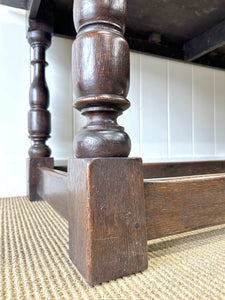 Antique English Country 6ft Refectory Style Oak Table
