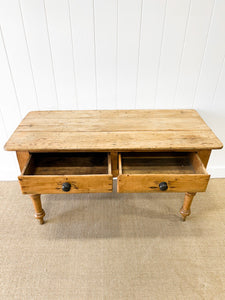 An Antique English 5ft Dining Server or Console Table