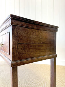 A George III Oak Welsh Dresser Base