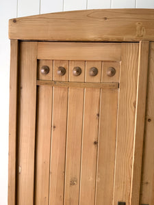 Pair of Antique Pine Armoire / Wardrobes (Sold Separately)