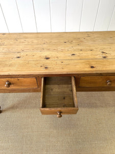 An Antique English 6ft Dining Server or Console Table