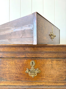 A George III Oak Welsh Dresser Base