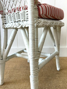 An Antique Wicker Side Chair