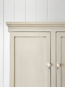 A 19th Century Clerk's Desk with Slant Front and Cabinet