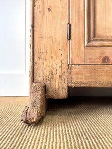 A Diminutive 19th Century Irish Pine Dresser or Cupboard