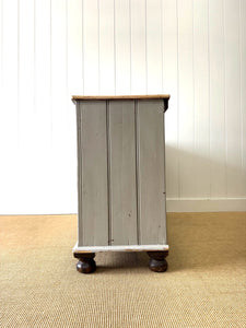 An English Country 3 Drawer Pine Buffet or Sideboard