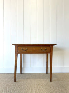 An Antique English Country Pine Console Table