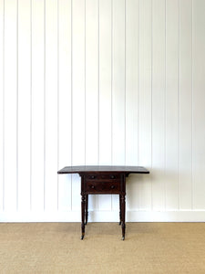 Charming English Georgian Mahogany Nightstand or Sidetable
