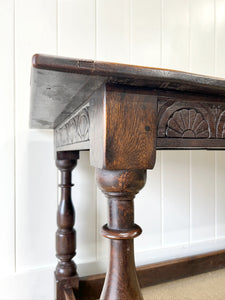 Antique English Country 6ft Refectory Style Oak Table