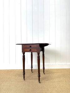A Petite Early Victorian Mahogany Pembroke Table
