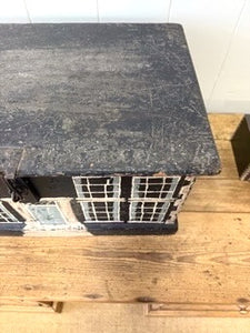An Antique Painted Georgian Country House Box