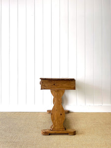 A Pine Washstand or Console Table