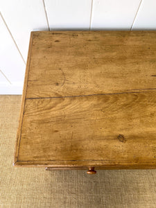 An English Pine Mule Chest Trunk or Blanket Box c1800