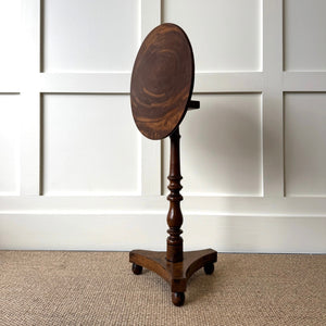 A Victorian Mahogany Tripod Side Table
