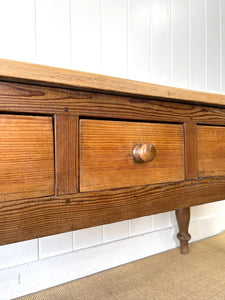 An Antique English 6ft Dining Server or Console Table