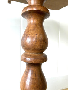 An Antique English Birch Tilt-top Table