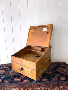 An English Pine Mobile Desk c1890
