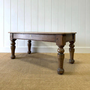 An Antique English Country Pine Coffee Table