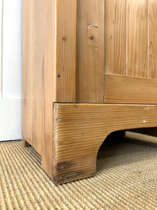 A Charming Pair of Pine Nightstands