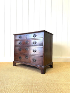 A Wonderful English Georgian Oak Chest of Drawers c1740