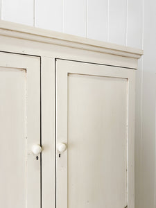 A 19th Century Clerk's Desk with Slant Front and Cabinet