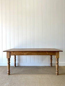 An English Country Pine 6ft Dining Table