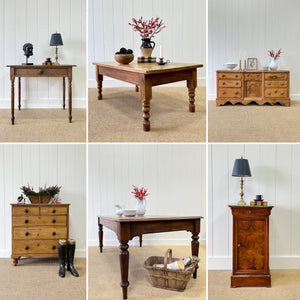 A Welsh Pitch Pine Boys School 6ft Dining Table c1850