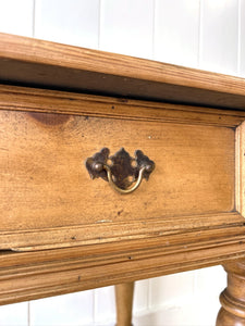 An Ancient English Pine Lowboy c1780