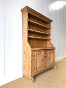 A Diminutive 19th Century Irish Pine Dresser or Cupboard