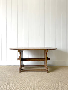 A Country Oval Oak 4ft  Coffee Table