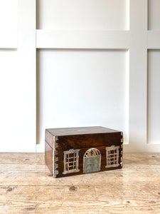 An Antique Painted Georgian Country House Box