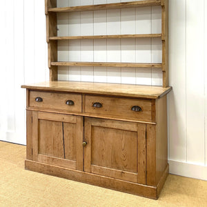 A 19th Century Pine Welsh Kitchen Dresser or Hutch