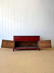 An English Country Red Pine Cabinet Cupboard