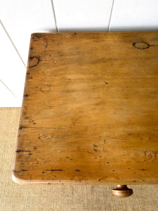 A Pine Washstand or Console Table