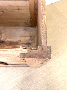 An Swedish Pine Domed Top Blanket Box or Toy Box Early 19th Century