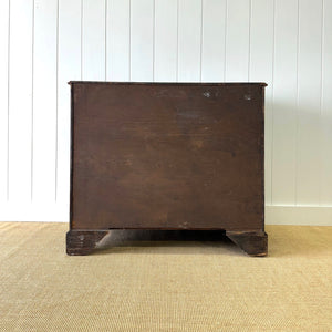 A Large Antique English Bow Front Mahogany Chest of Drawers